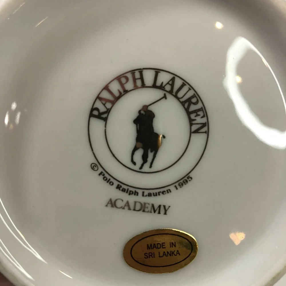 Vtg Ralph Lauren Academy Platinum Gravy Boat Creamer Replacement Designer Preppy